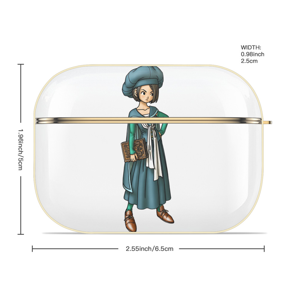 ドラゴンクエスト Doragon Kuesuto Dragon Quest 【AirPods Pro用】ハードシェル保護ケース｜耐衝撃・防指紋・カラビナ付き商品仕様