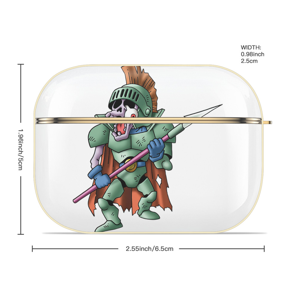 ドラゴンクエスト Doragon Kuesuto Dragon Quest 【AirPods Pro用】ハードシェル保護ケース｜耐衝撃・防指紋・カラビナ付き商品仕様