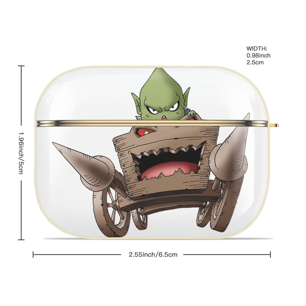 ドラゴンクエスト Doragon Kuesuto Dragon Quest 【AirPods Pro用】ハードシェル保護ケース｜耐衝撃・防指紋・カラビナ付き商品仕様