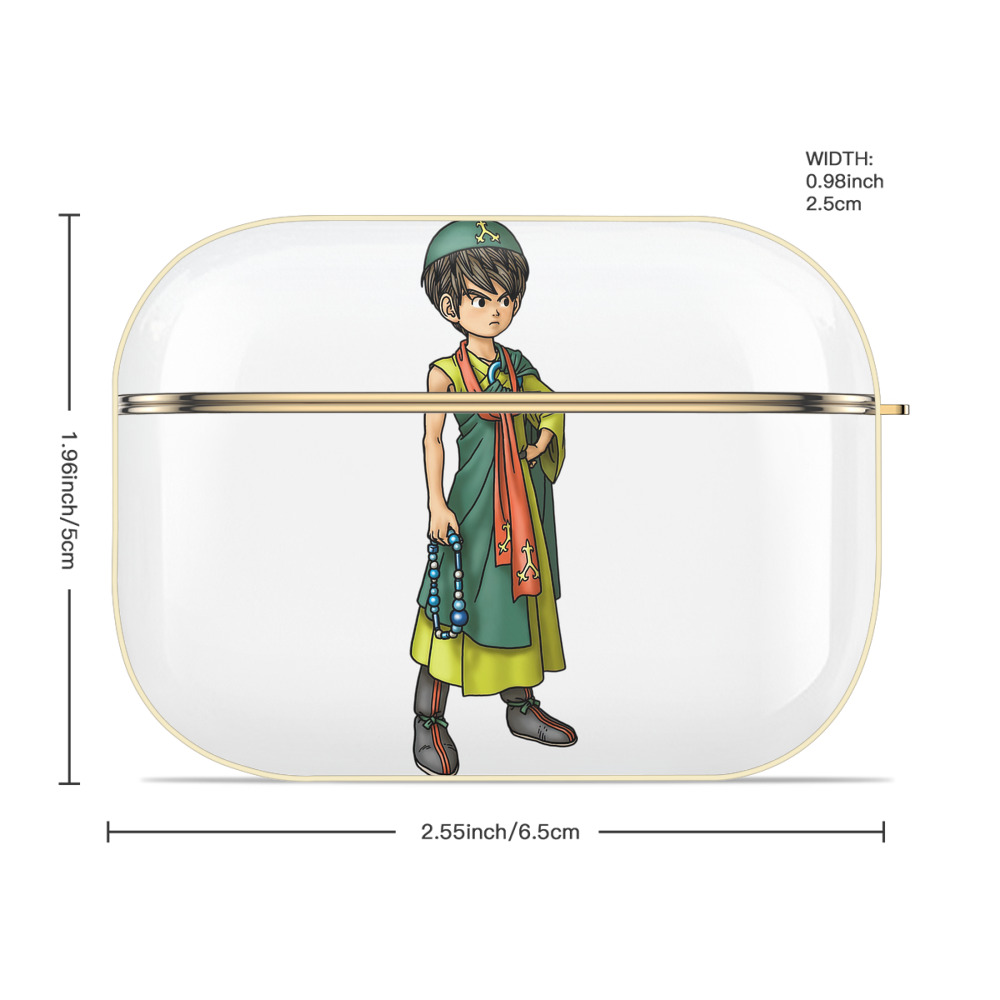 ドラゴンクエスト Doragon Kuesuto Dragon Quest 【AirPods Pro用】ハードシェル保護ケース｜耐衝撃・防指紋・カラビナ付き商品仕様