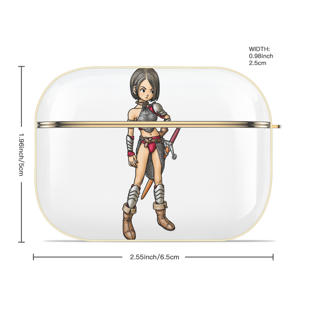 ドラゴンクエスト Doragon Kuesuto Dragon Quest 【AirPods Pro用】ハードシェル保護ケース｜耐衝撃・防指紋・カラビナ付き商品仕様