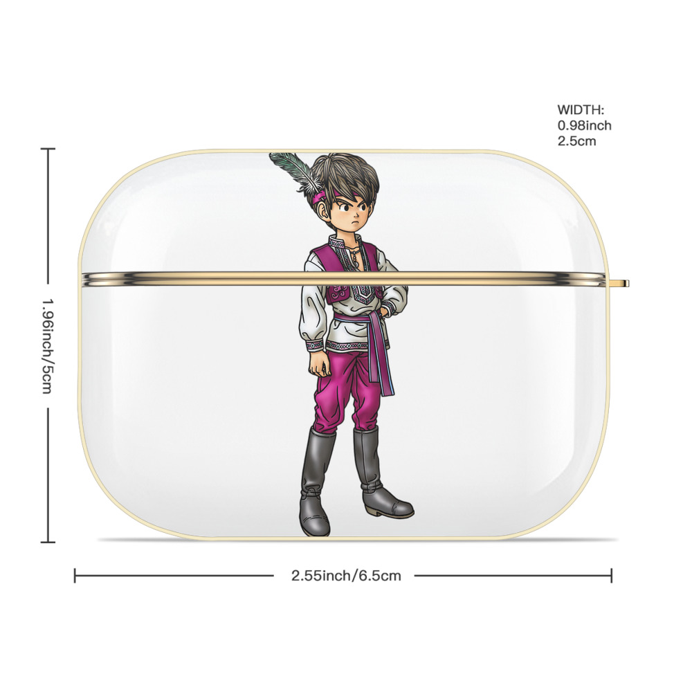 ドラゴンクエスト Doragon Kuesuto Dragon Quest 【AirPods Pro用】ハードシェル保護ケース｜耐衝撃・防指紋・カラビナ付き商品仕様