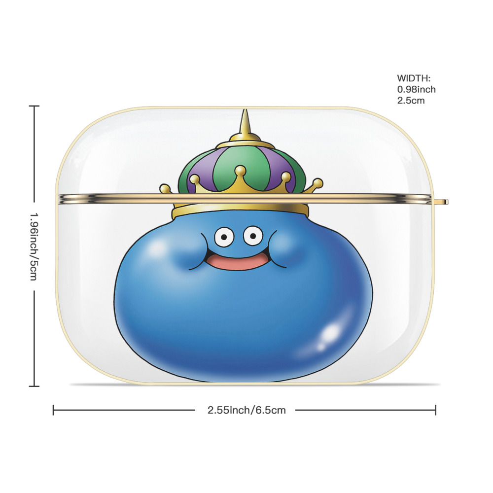 ドラゴンクエスト Doragon Kuesuto Dragon Quest 【AirPods Pro用】ハードシェル保護ケース｜耐衝撃・防指紋・カラビナ付き商品仕様