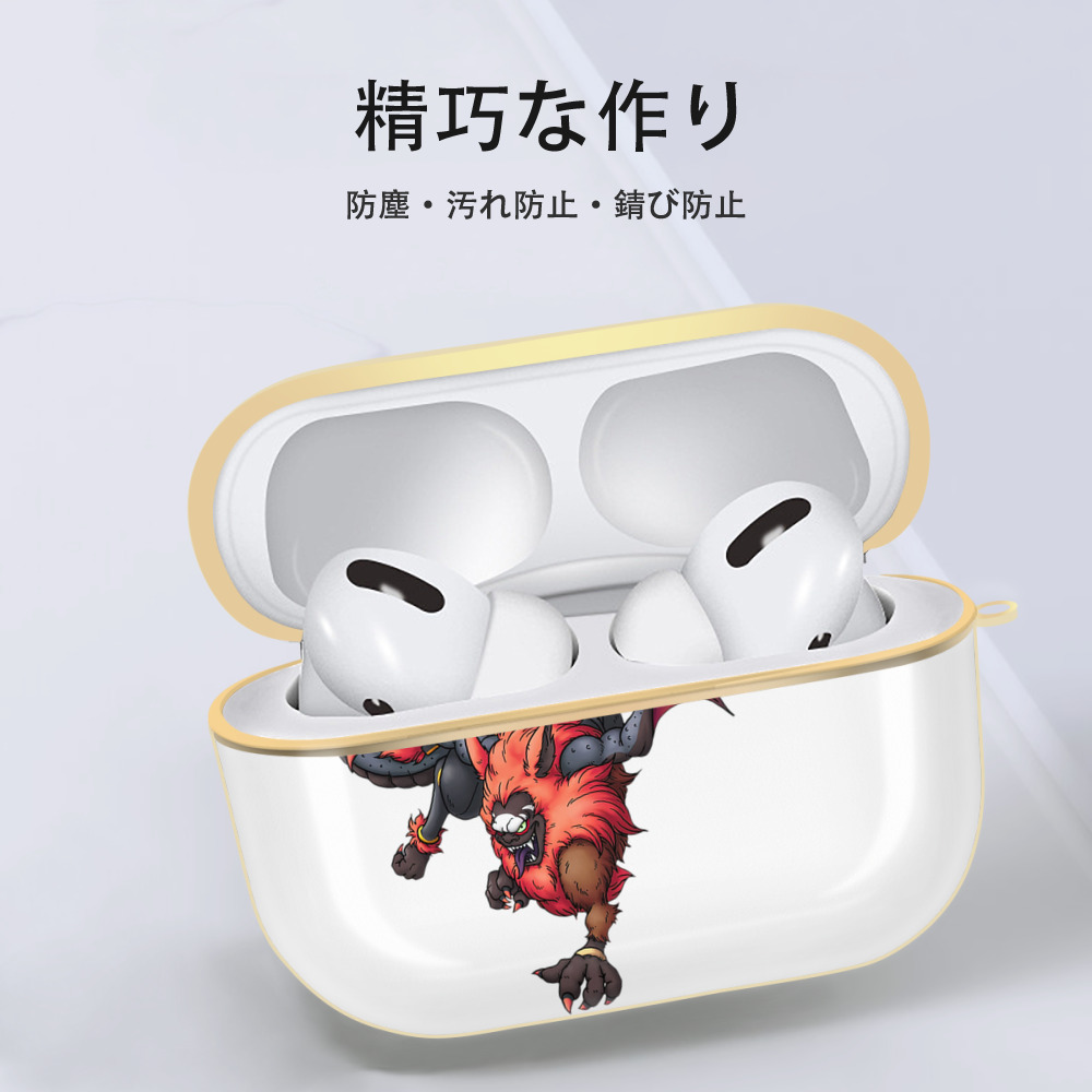 ドラゴンクエスト Doragon Kuesuto Dragon Quest 【AirPods Pro用】ハードシェル保護ケース｜耐衝撃・防指紋・カラビナ付き商品仕様