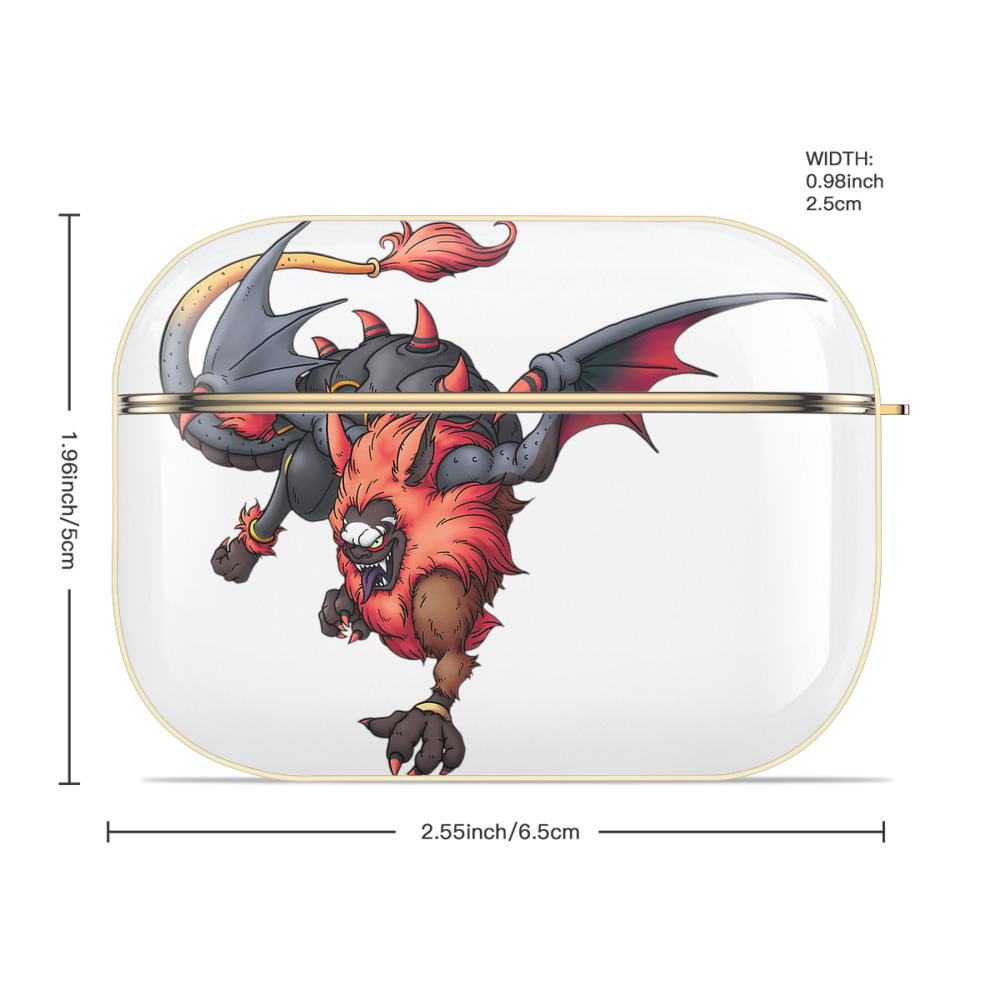 ドラゴンクエスト Doragon Kuesuto Dragon Quest 【AirPods Pro用】ハードシェル保護ケース｜耐衝撃・防指紋・カラビナ付き商品仕様