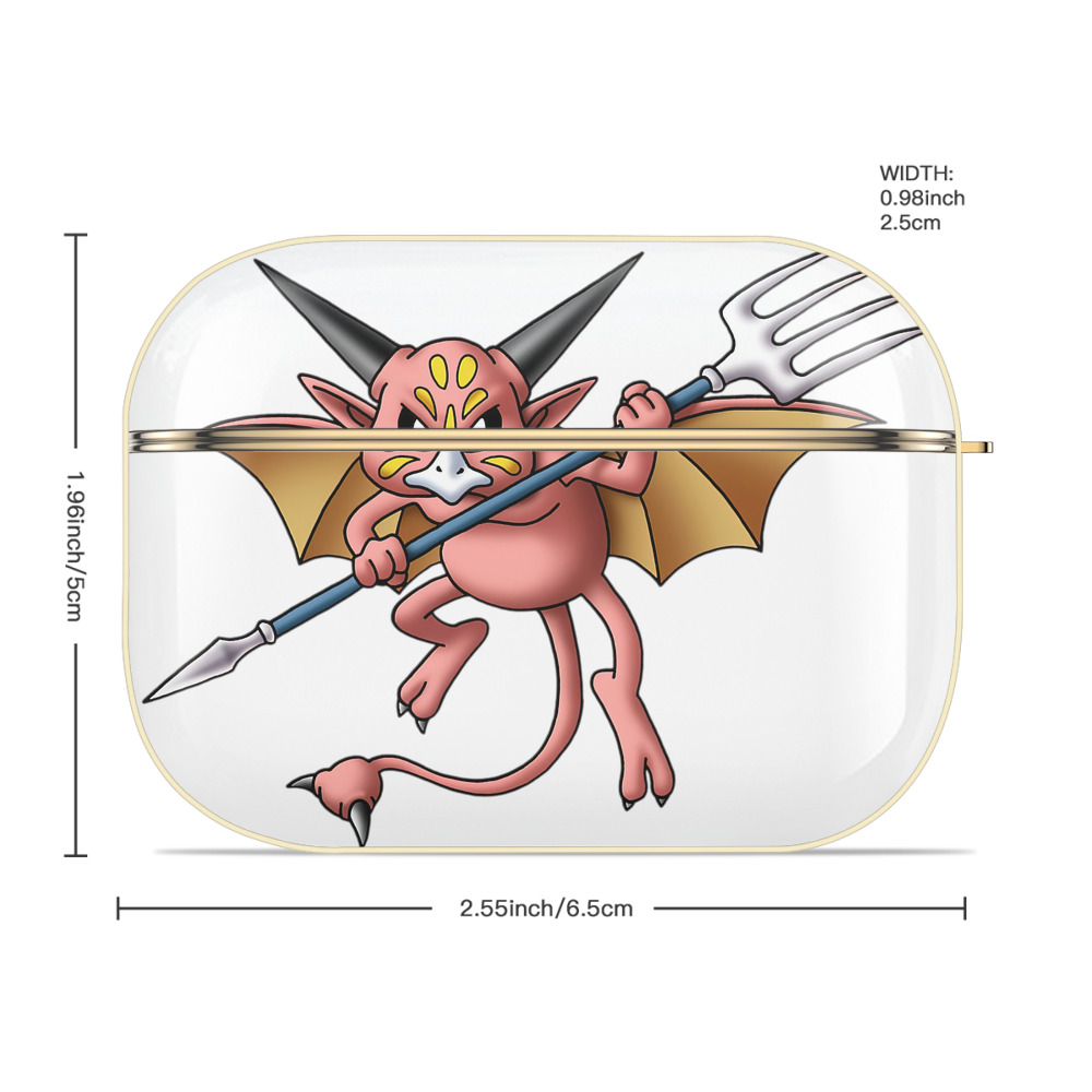 ドラゴンクエスト Doragon Kuesuto Dragon Quest 【AirPods Pro用】ハードシェル保護ケース｜耐衝撃・防指紋・カラビナ付き商品仕様