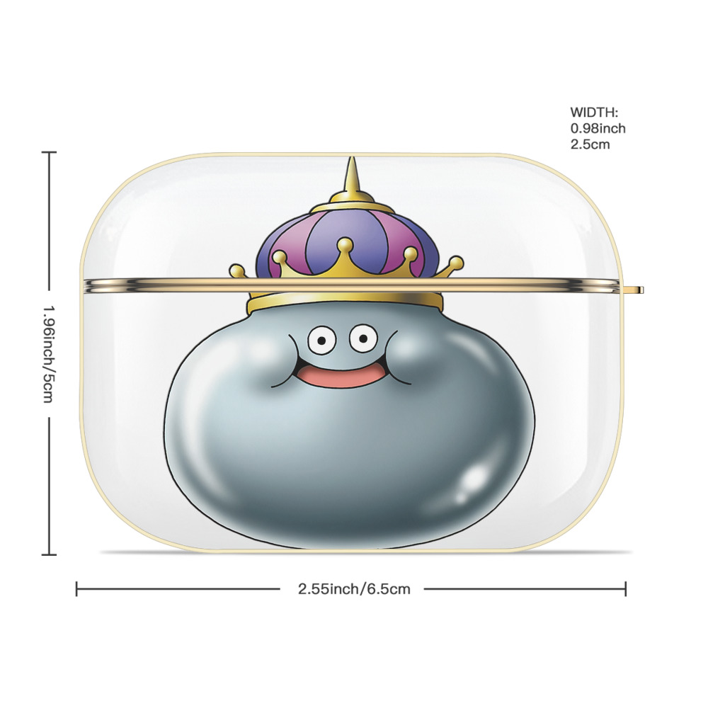 ドラゴンクエスト Doragon Kuesuto Dragon Quest 【AirPods Pro用】ハードシェル保護ケース｜耐衝撃・防指紋・カラビナ付き商品仕様