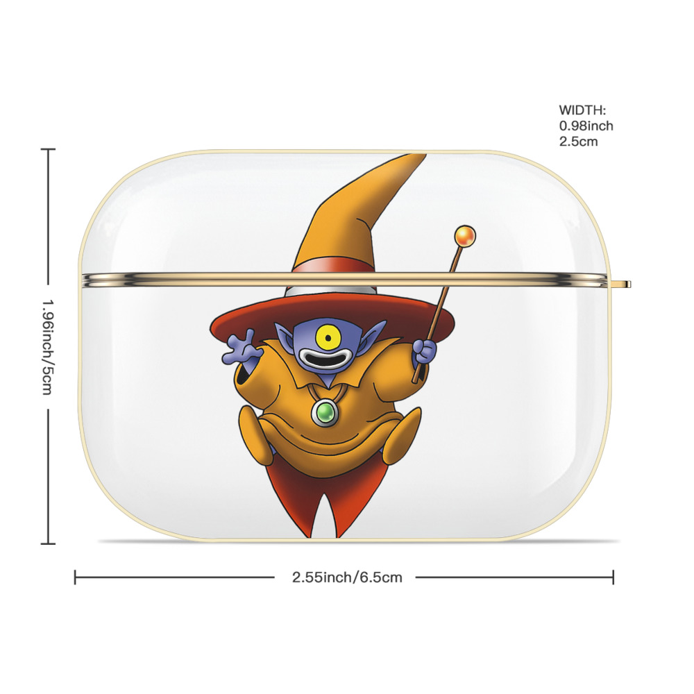 ドラゴンクエスト Doragon Kuesuto Dragon Quest 【AirPods Pro用】ハードシェル保護ケース｜耐衝撃・防指紋・カラビナ付き商品仕様