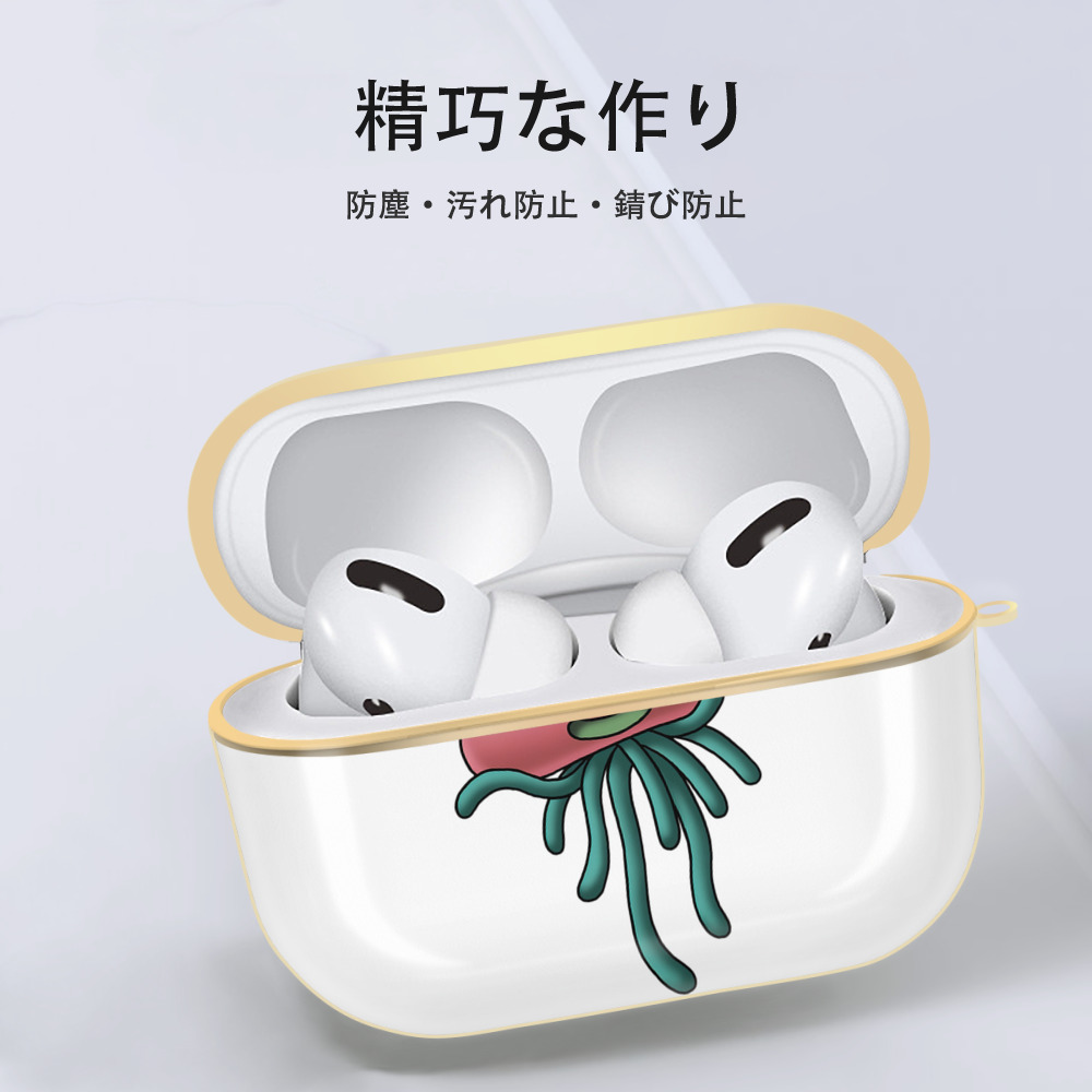 ドラゴンクエスト Doragon Kuesuto Dragon Quest 【AirPods Pro用】ハードシェル保護ケース｜耐衝撃・防指紋・カラビナ付き商品仕様