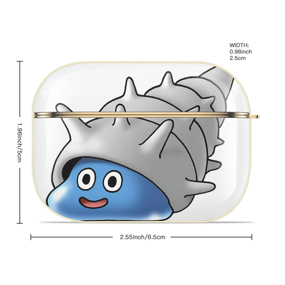 ドラゴンクエスト Doragon Kuesuto Dragon Quest 【AirPods Pro用】ハードシェル保護ケース｜耐衝撃・防指紋・カラビナ付き商品仕様