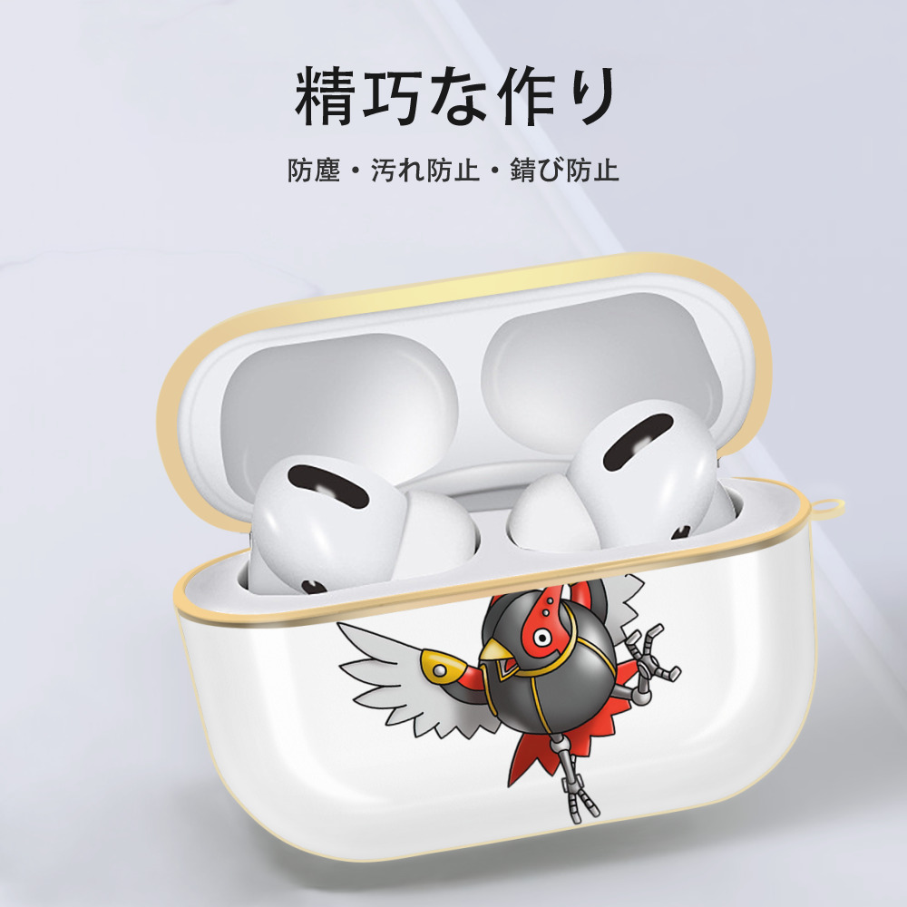 ドラゴンクエスト Doragon Kuesuto Dragon Quest 【AirPods Pro用】ハードシェル保護ケース｜耐衝撃・防指紋・カラビナ付き商品仕様