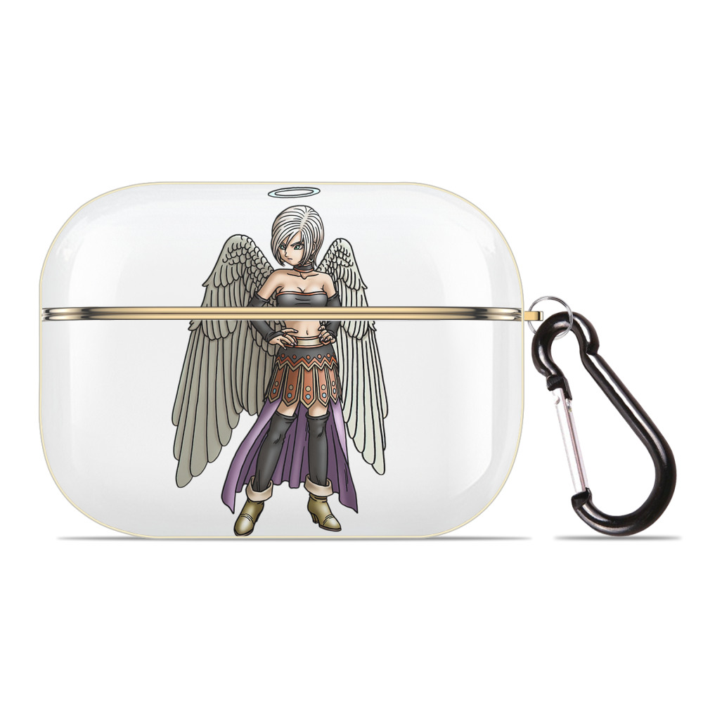 （画像用） ドラゴンクエスト Doragon Kuesuto Dragon Quest 【AirPods Pro用】ハードシェル保護ケース｜耐衝撃・防指紋・カラビナ付き商品仕様