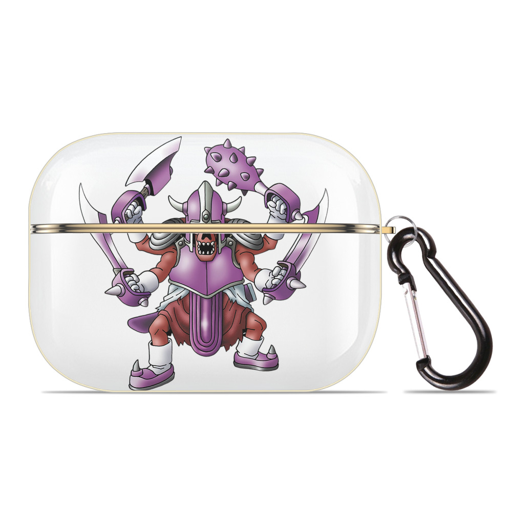 （画像用） ドラゴンクエスト Doragon Kuesuto Dragon Quest 【AirPods Pro用】ハードシェル保護ケース｜耐衝撃・防指紋・カラビナ付き商品仕様