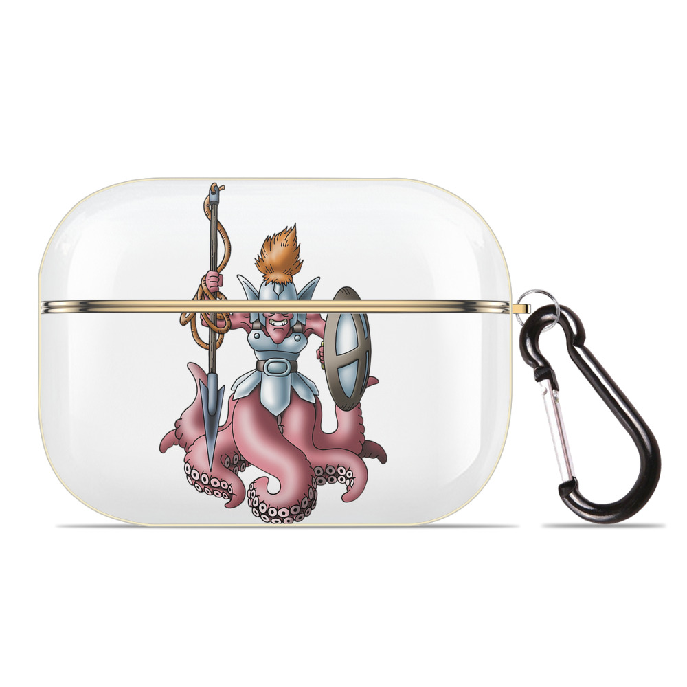 （画像用） ドラゴンクエスト Doragon Kuesuto Dragon Quest 【AirPods Pro用】ハードシェル保護ケース｜耐衝撃・防指紋・カラビナ付き商品仕様