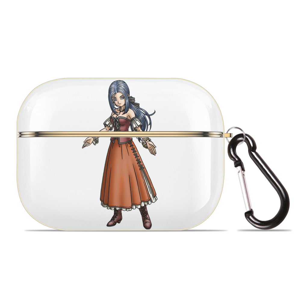 （画像用） ドラゴンクエスト Doragon Kuesuto Dragon Quest 【AirPods Pro用】ハードシェル保護ケース｜耐衝撃・防指紋・カラビナ付き商品仕様