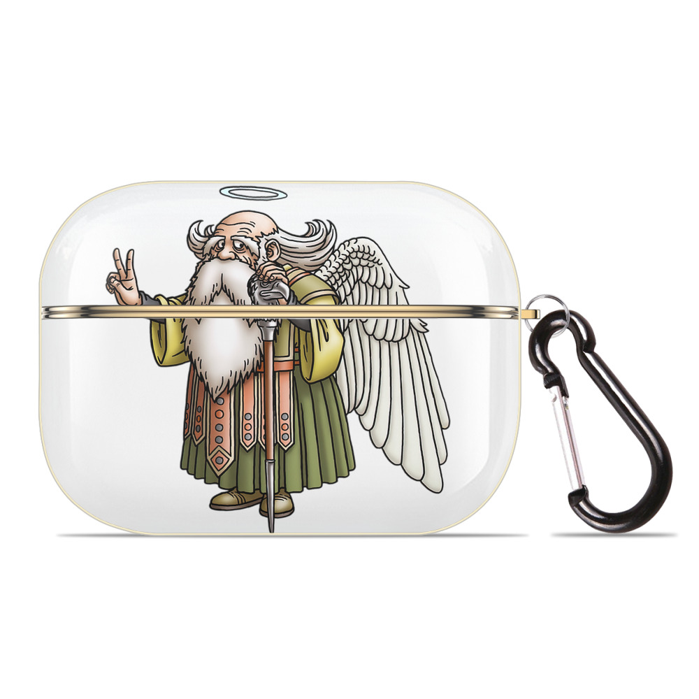 （画像用） ドラゴンクエスト Doragon Kuesuto Dragon Quest 【AirPods Pro用】ハードシェル保護ケース｜耐衝撃・防指紋・カラビナ付き商品仕様