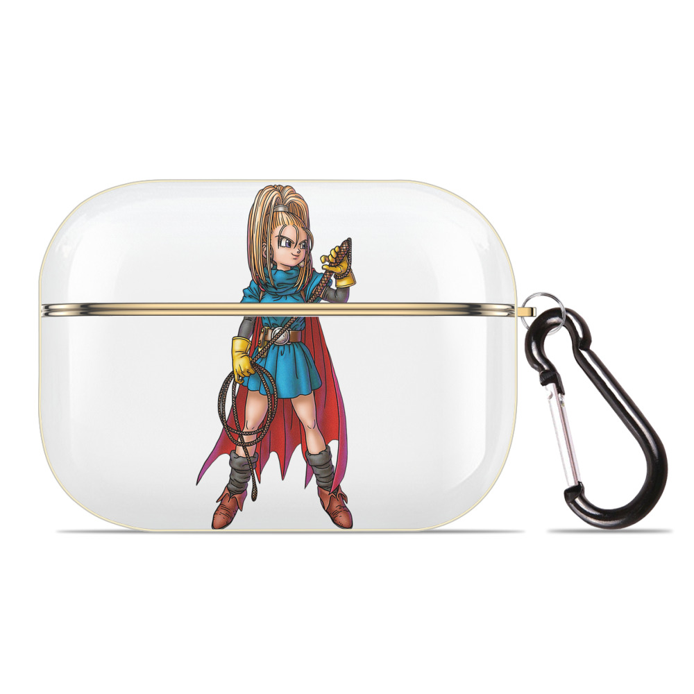 （画像用） ドラゴンクエスト Doragon Kuesuto Dragon Quest 【AirPods Pro用】ハードシェル保護ケース｜耐衝撃・防指紋・カラビナ付き商品仕様
