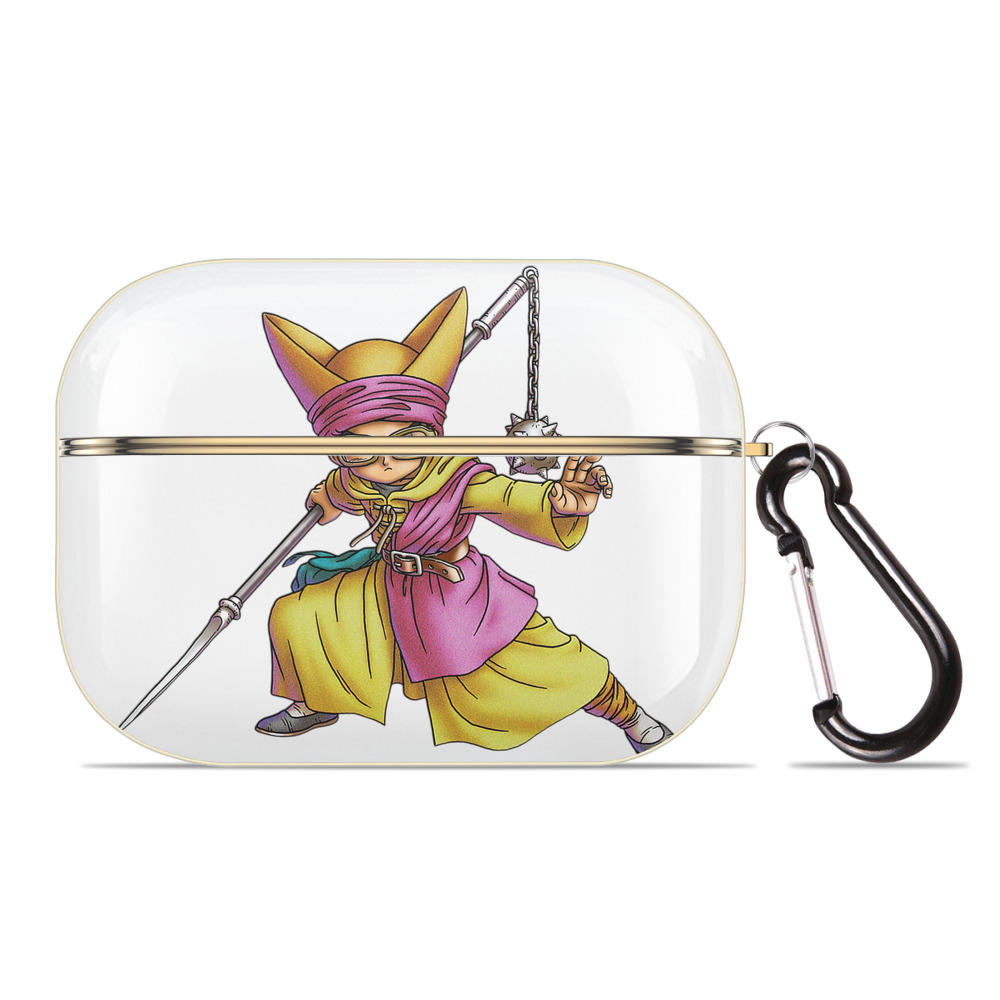 （画像用） ドラゴンクエスト Doragon Kuesuto Dragon Quest 【AirPods Pro用】ハードシェル保護ケース｜耐衝撃・防指紋・カラビナ付き商品仕様