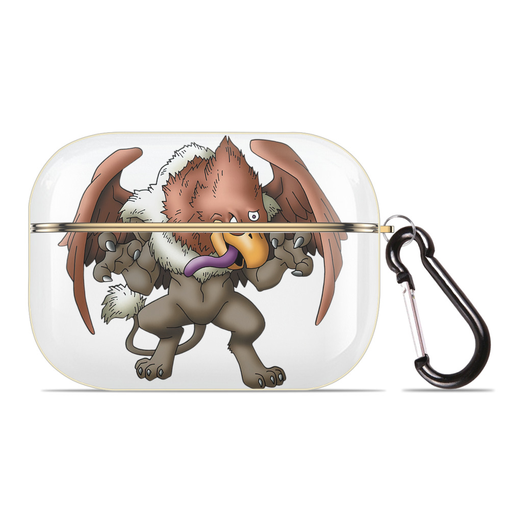 （画像用） ドラゴンクエスト Doragon Kuesuto Dragon Quest 【AirPods Pro用】ハードシェル保護ケース｜耐衝撃・防指紋・カラビナ付き商品仕様