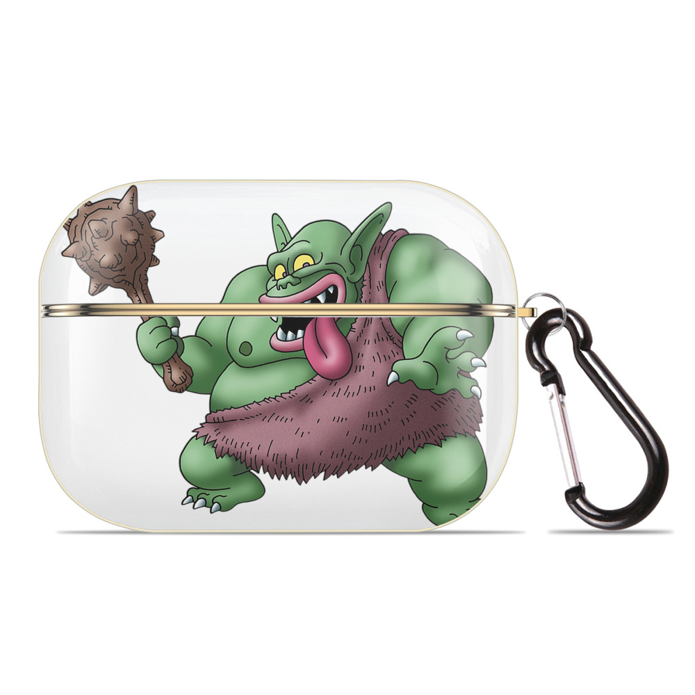 （画像用） ドラゴンクエスト Doragon Kuesuto Dragon Quest 【AirPods Pro用】ハードシェル保護ケース｜耐衝撃・防指紋・カラビナ付き商品仕様