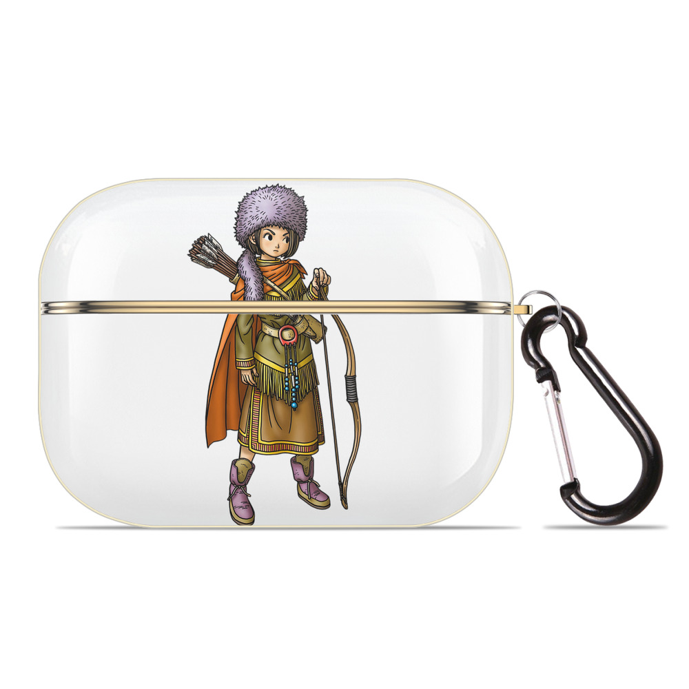 （画像用） ドラゴンクエスト Doragon Kuesuto Dragon Quest 【AirPods Pro用】ハードシェル保護ケース｜耐衝撃・防指紋・カラビナ付き商品仕様