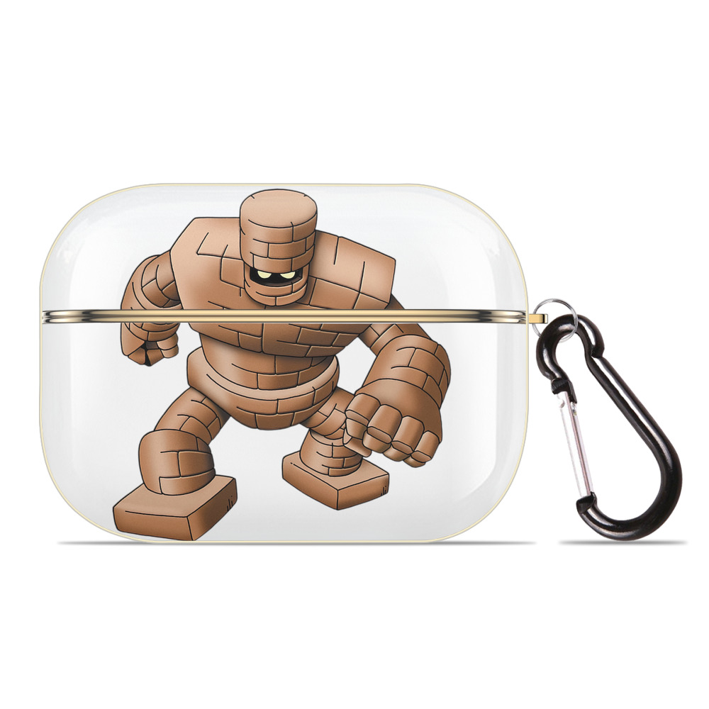 （画像用） ドラゴンクエスト Doragon Kuesuto Dragon Quest 【AirPods Pro用】ハードシェル保護ケース｜耐衝撃・防指紋・カラビナ付き商品仕様