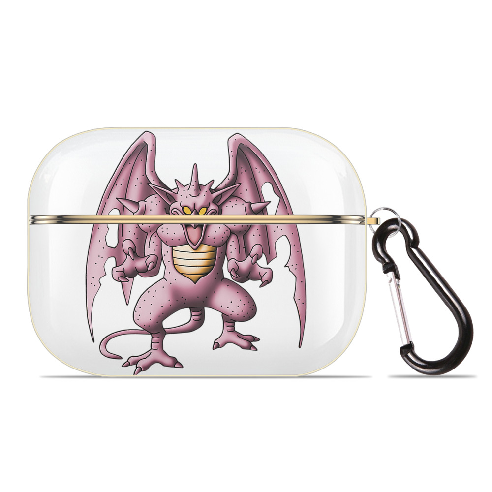（画像用） ドラゴンクエスト Doragon Kuesuto Dragon Quest 【AirPods Pro用】ハードシェル保護ケース｜耐衝撃・防指紋・カラビナ付き商品仕様