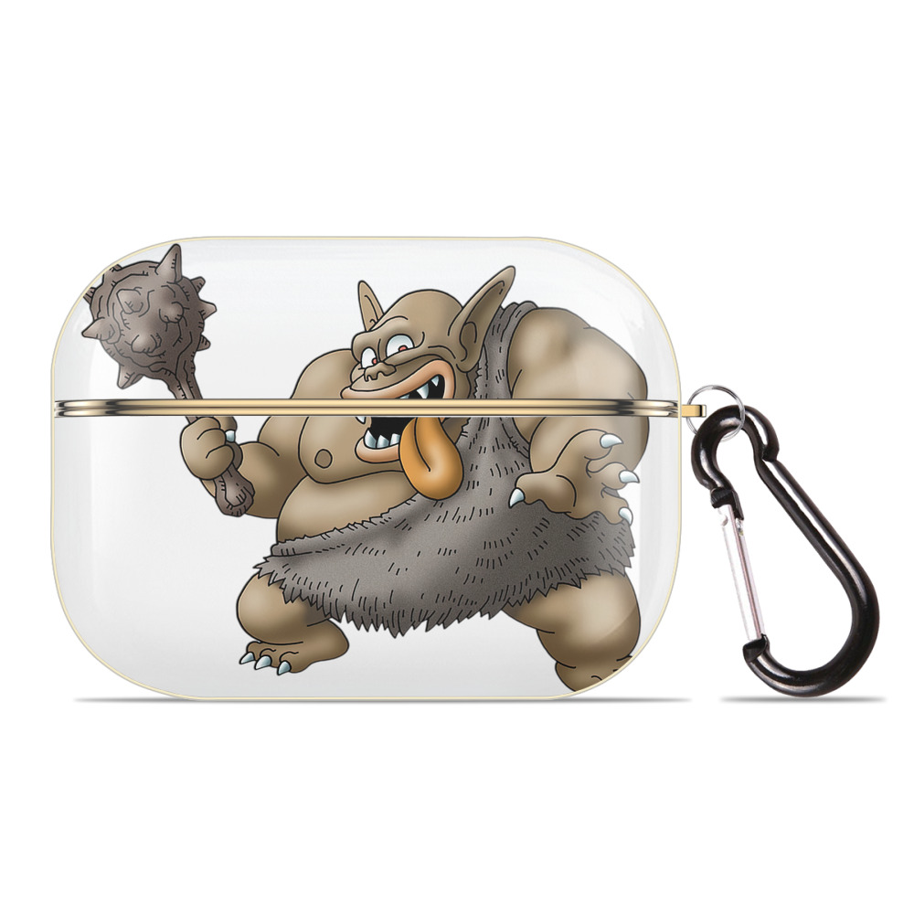 （画像用） ドラゴンクエスト Doragon Kuesuto Dragon Quest 【AirPods Pro用】ハードシェル保護ケース｜耐衝撃・防指紋・カラビナ付き商品仕様