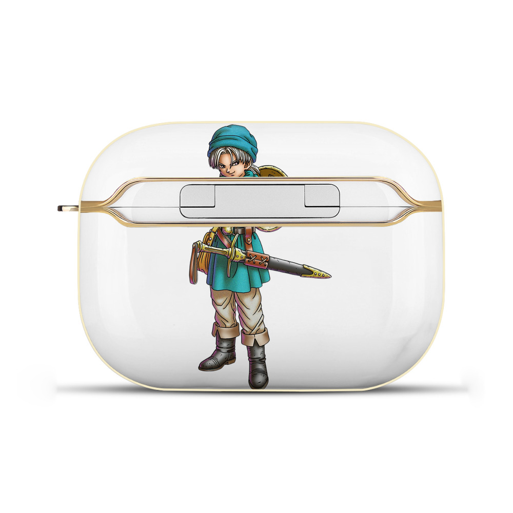 （画像用） ドラゴンクエスト Doragon Kuesuto Dragon Quest 【AirPods Pro用】ハードシェル保護ケース｜耐衝撃・防指紋・カラビナ付き商品仕様