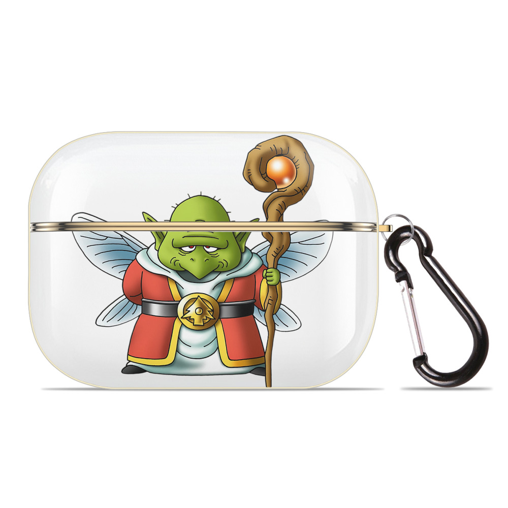 （画像用） ドラゴンクエスト Doragon Kuesuto Dragon Quest 【AirPods Pro用】ハードシェル保護ケース｜耐衝撃・防指紋・カラビナ付き商品仕様