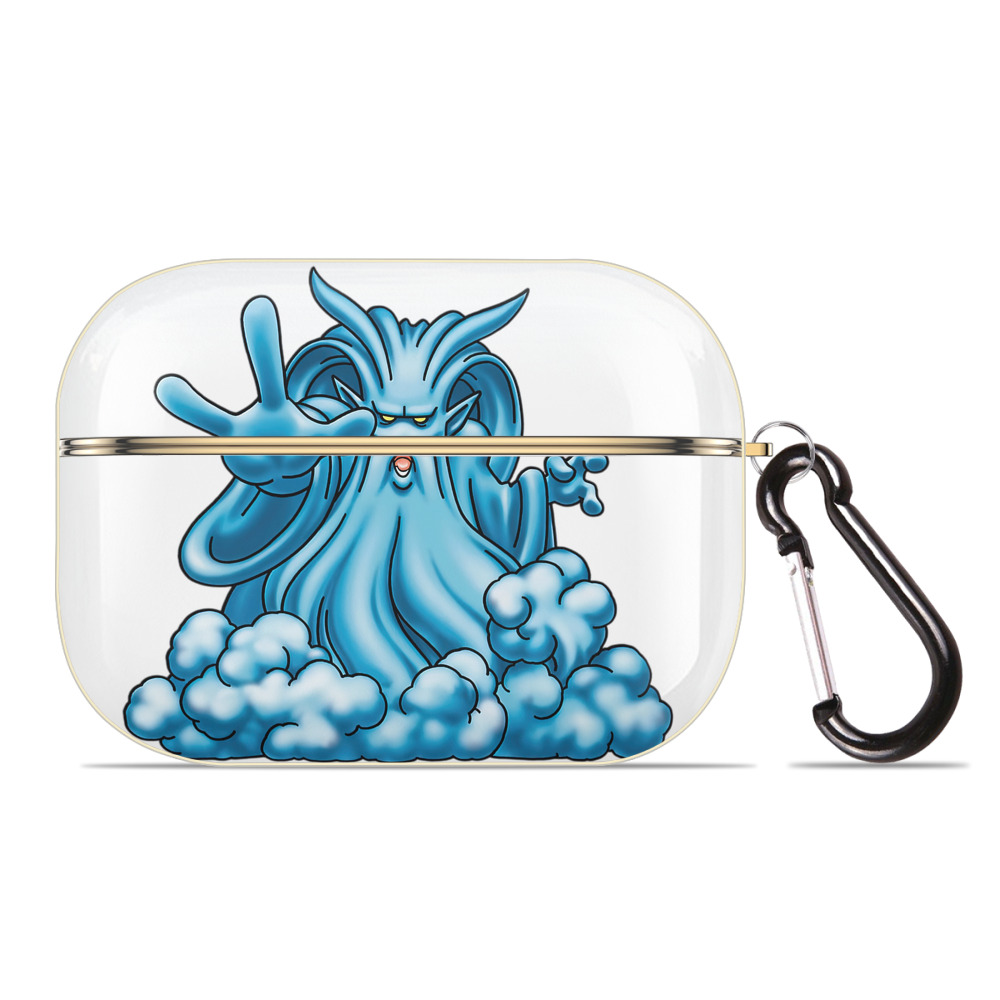 （画像用） ドラゴンクエスト Doragon Kuesuto Dragon Quest 【AirPods Pro用】ハードシェル保護ケース｜耐衝撃・防指紋・カラビナ付き商品仕様