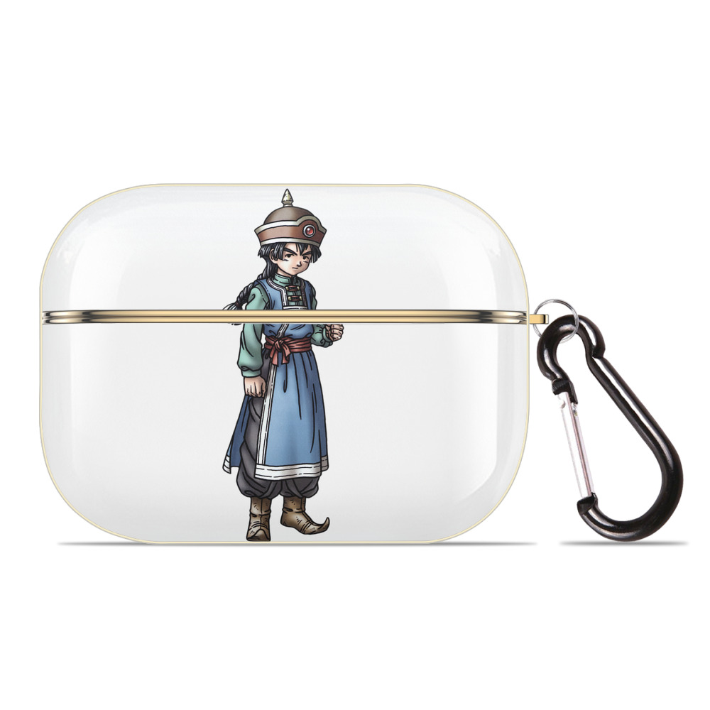 （画像用） ドラゴンクエスト Doragon Kuesuto Dragon Quest 【AirPods Pro用】ハードシェル保護ケース｜耐衝撃・防指紋・カラビナ付き商品仕様
