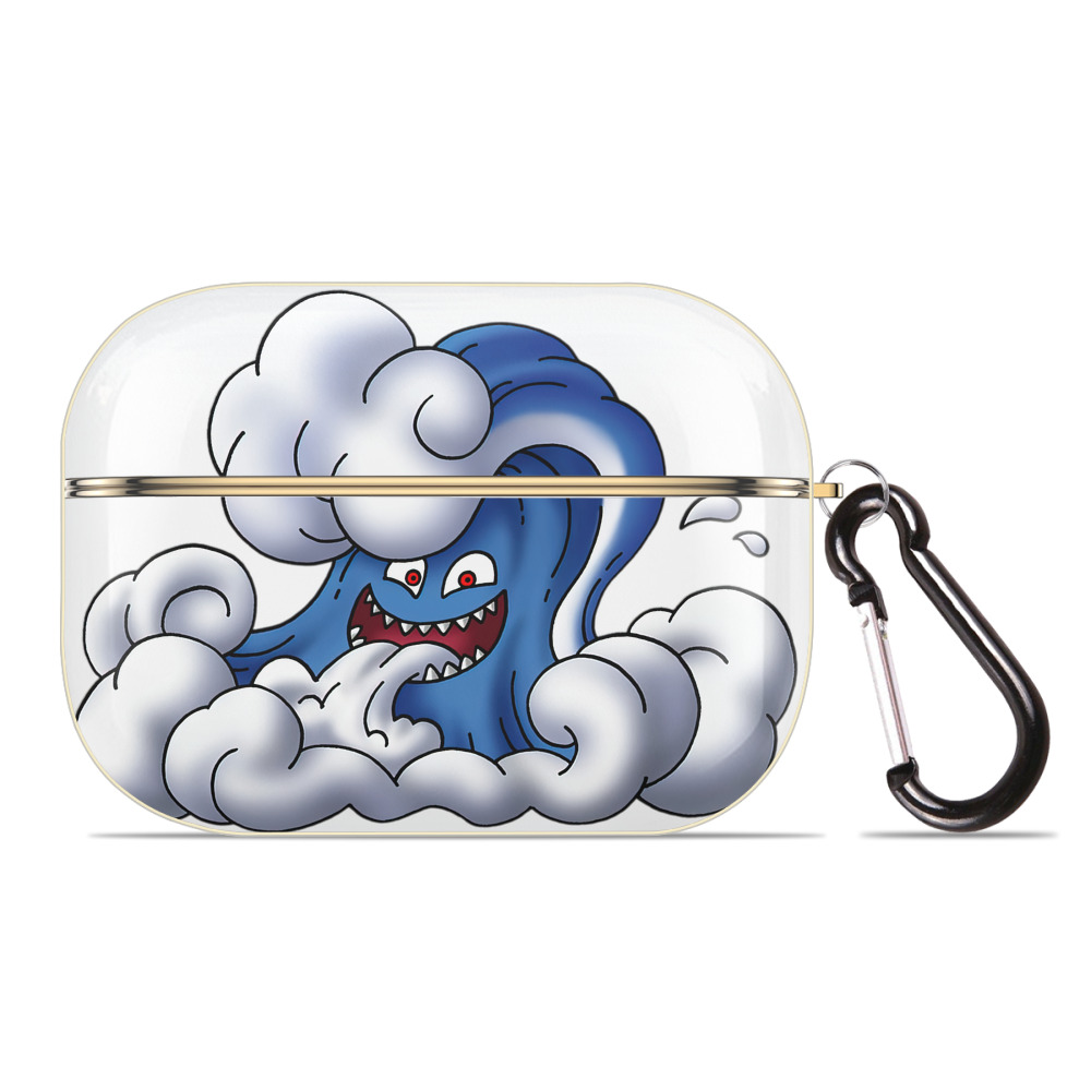 （画像用） ドラゴンクエスト Doragon Kuesuto Dragon Quest 【AirPods Pro用】ハードシェル保護ケース｜耐衝撃・防指紋・カラビナ付き商品仕様