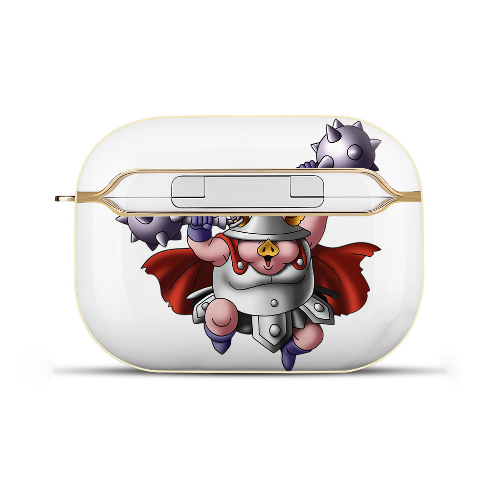 （画像用） ドラゴンクエスト Doragon Kuesuto Dragon Quest 【AirPods Pro用】ハードシェル保護ケース｜耐衝撃・防指紋・カラビナ付き商品仕様