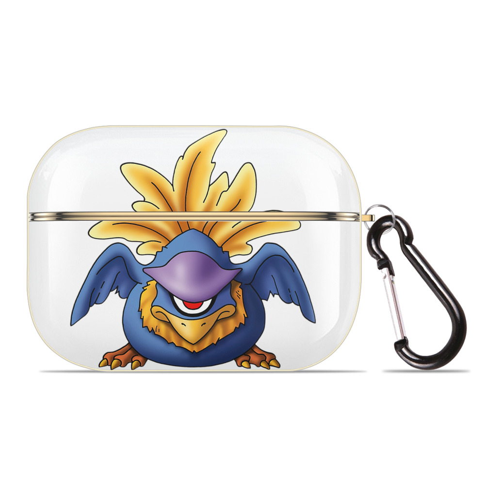 （画像用） ドラゴンクエスト Doragon Kuesuto Dragon Quest 【AirPods Pro用】ハードシェル保護ケース｜耐衝撃・防指紋・カラビナ付き商品仕様