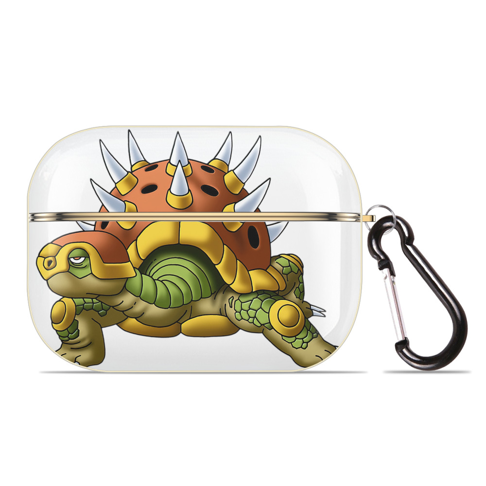 （画像用） ドラゴンクエスト Doragon Kuesuto Dragon Quest 【AirPods Pro用】ハードシェル保護ケース｜耐衝撃・防指紋・カラビナ付き商品仕様