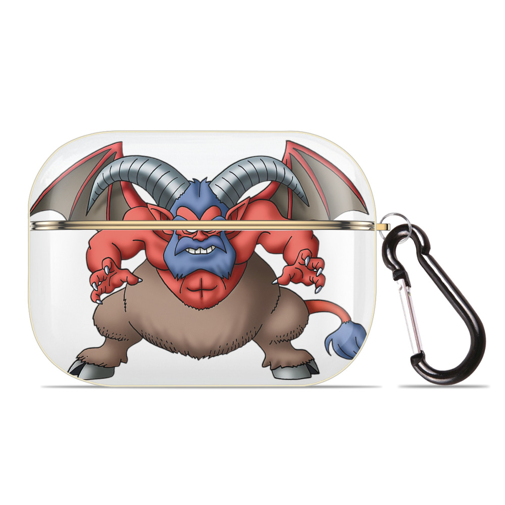 （画像用） ドラゴンクエスト Doragon Kuesuto Dragon Quest 【AirPods Pro用】ハードシェル保護ケース｜耐衝撃・防指紋・カラビナ付き商品仕様