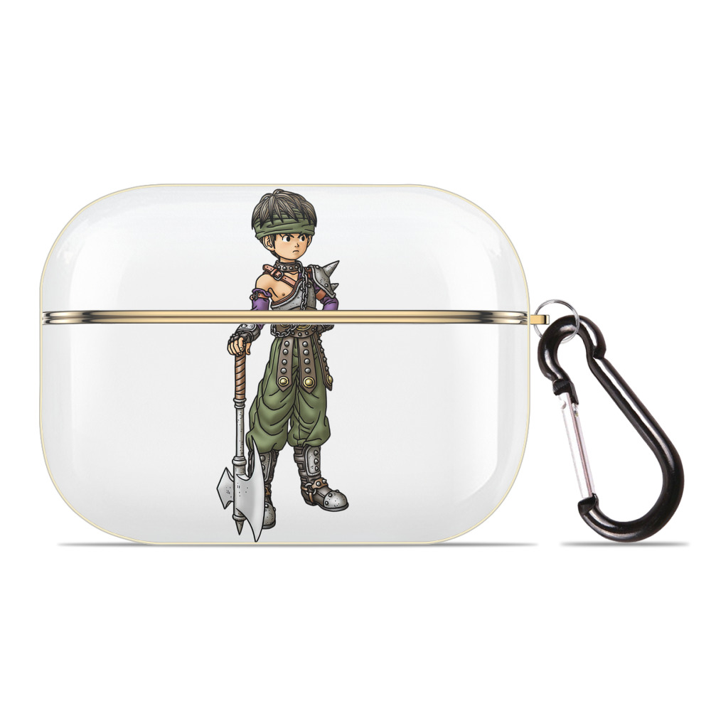 （画像用） ドラゴンクエスト Doragon Kuesuto Dragon Quest 【AirPods Pro用】ハードシェル保護ケース｜耐衝撃・防指紋・カラビナ付き商品仕様