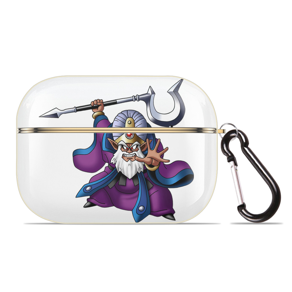 （画像用） ドラゴンクエスト Doragon Kuesuto Dragon Quest 【AirPods Pro用】ハードシェル保護ケース｜耐衝撃・防指紋・カラビナ付き商品仕様