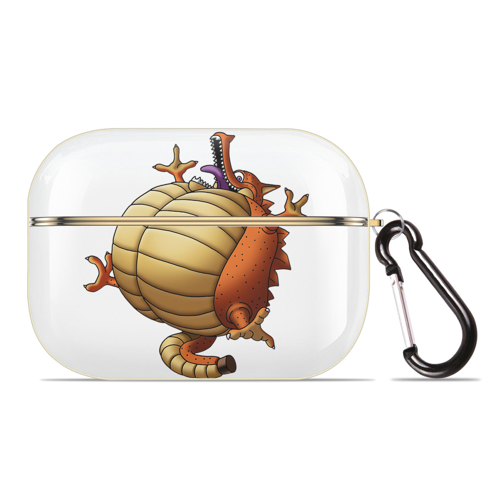 （画像用） ドラゴンクエスト Doragon Kuesuto Dragon Quest 【AirPods Pro用】ハードシェル保護ケース｜耐衝撃・防指紋・カラビナ付き商品仕様