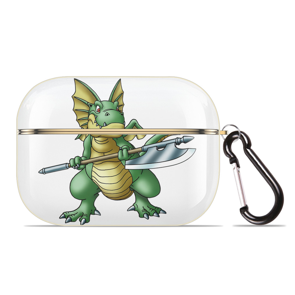 （画像用） ドラゴンクエスト Doragon Kuesuto Dragon Quest 【AirPods Pro用】ハードシェル保護ケース｜耐衝撃・防指紋・カラビナ付き商品仕様