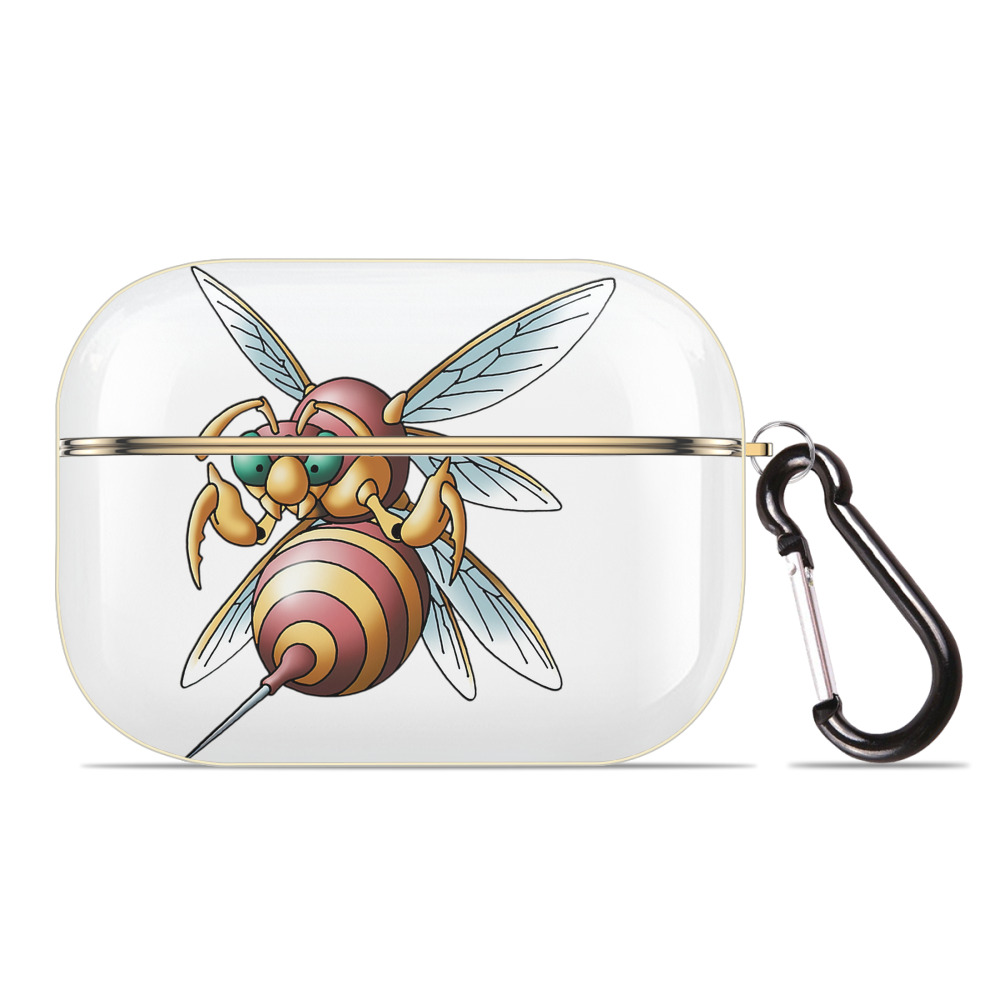 （画像用） ドラゴンクエスト Doragon Kuesuto Dragon Quest 【AirPods Pro用】ハードシェル保護ケース｜耐衝撃・防指紋・カラビナ付き商品仕様