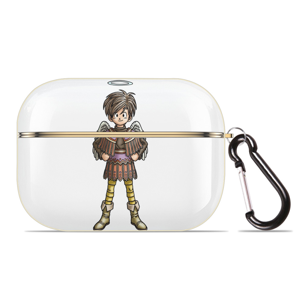 （画像用） ドラゴンクエスト Doragon Kuesuto Dragon Quest 【AirPods Pro用】ハードシェル保護ケース｜耐衝撃・防指紋・カラビナ付き商品仕様