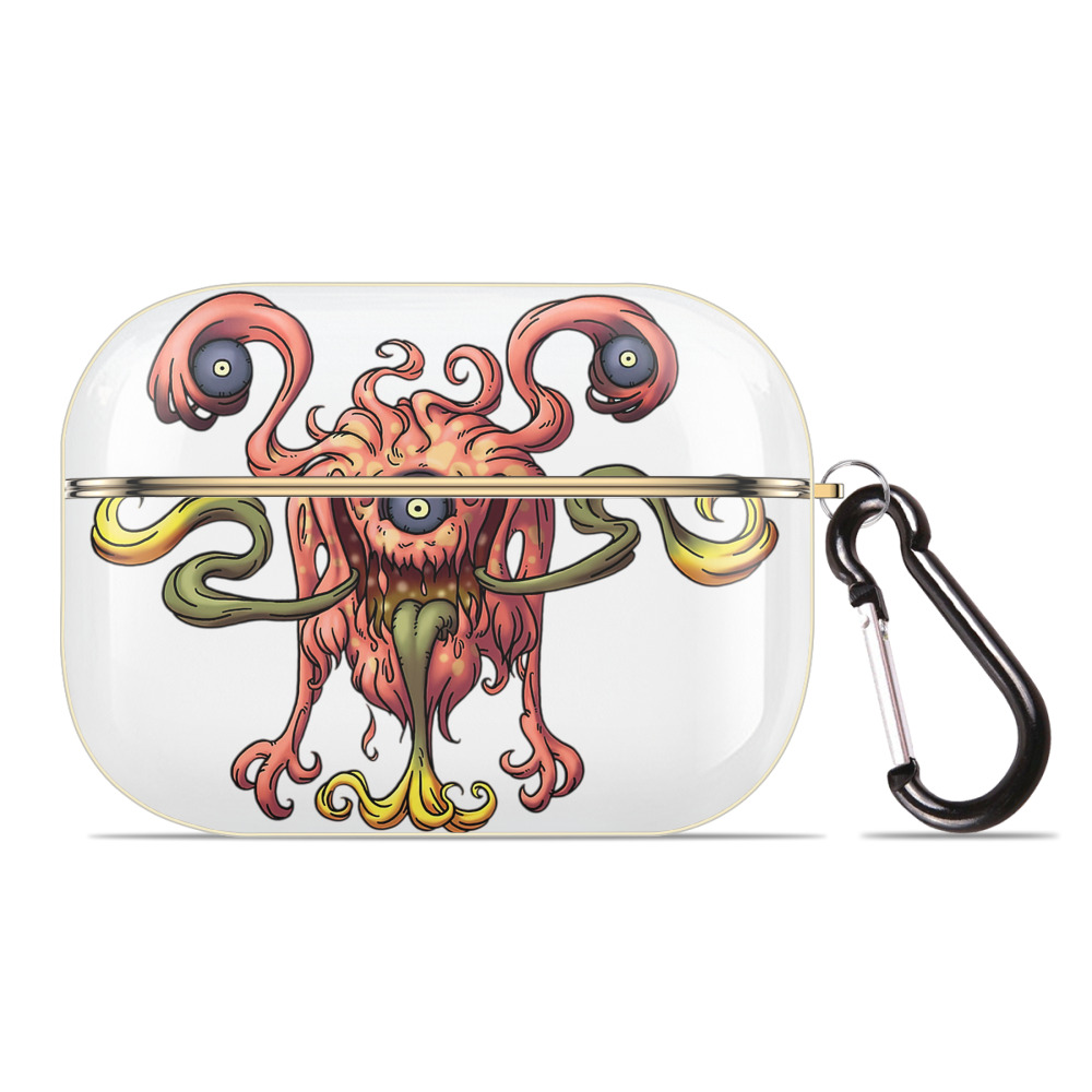 （画像用） ドラゴンクエスト Doragon Kuesuto Dragon Quest 【AirPods Pro用】ハードシェル保護ケース｜耐衝撃・防指紋・カラビナ付き商品仕様
