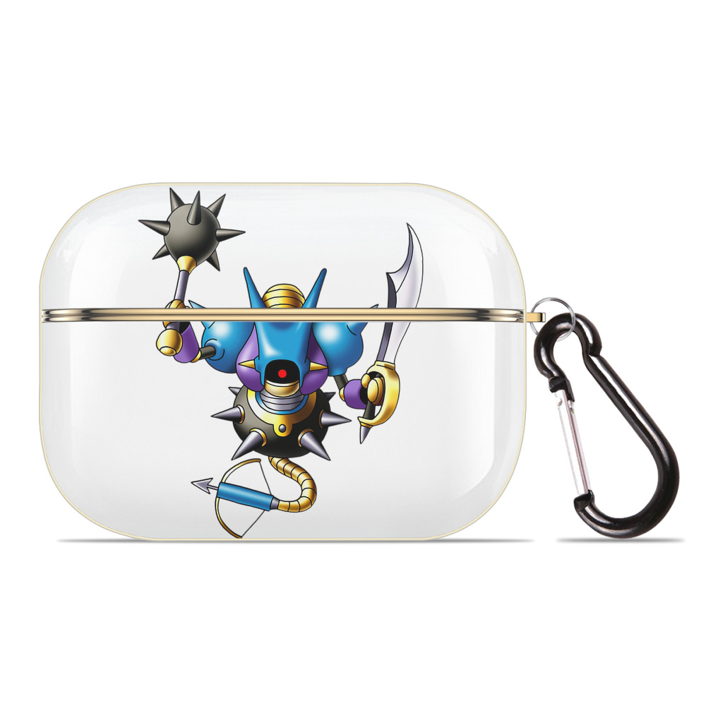 （画像用） ドラゴンクエスト Doragon Kuesuto Dragon Quest 【AirPods Pro用】ハードシェル保護ケース｜耐衝撃・防指紋・カラビナ付き商品仕様
