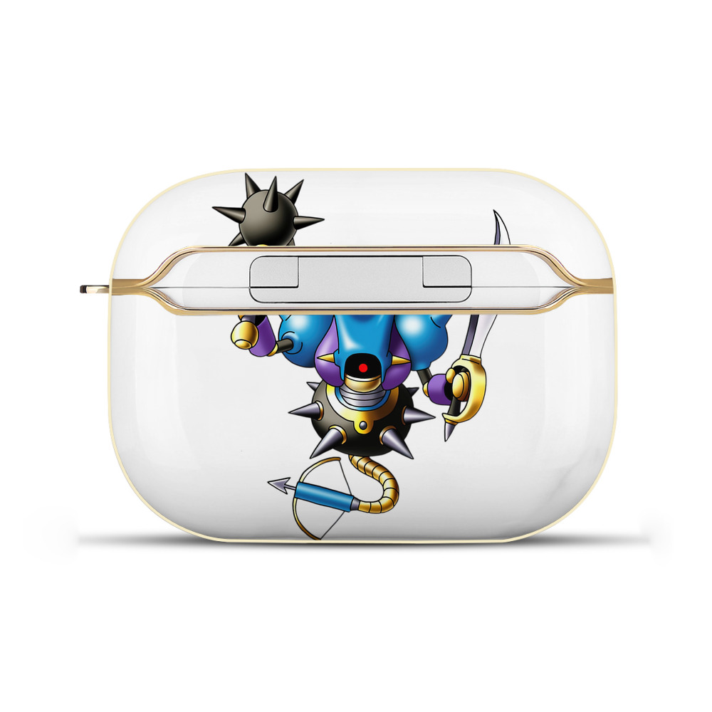 （画像用） ドラゴンクエスト Doragon Kuesuto Dragon Quest 【AirPods Pro用】ハードシェル保護ケース｜耐衝撃・防指紋・カラビナ付き商品仕様