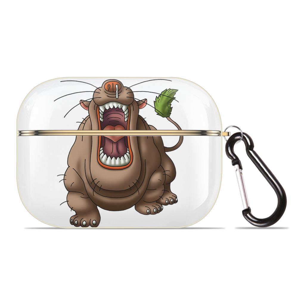 （画像用） ドラゴンクエスト Doragon Kuesuto Dragon Quest 【AirPods Pro用】ハードシェル保護ケース｜耐衝撃・防指紋・カラビナ付き商品仕様