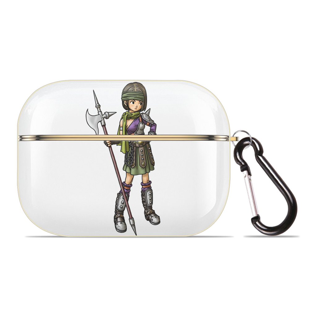 （画像用） ドラゴンクエスト Doragon Kuesuto Dragon Quest 【AirPods Pro用】ハードシェル保護ケース｜耐衝撃・防指紋・カラビナ付き商品仕様
