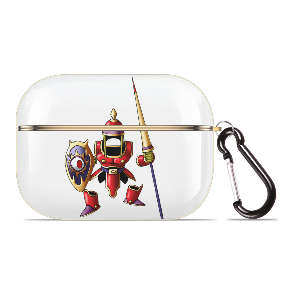 （画像用） ドラゴンクエスト Doragon Kuesuto Dragon Quest 【AirPods Pro用】ハードシェル保護ケース｜耐衝撃・防指紋・カラビナ付き商品仕様