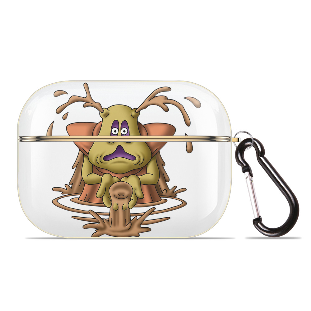 （画像用） ドラゴンクエスト Doragon Kuesuto Dragon Quest 【AirPods Pro用】ハードシェル保護ケース｜耐衝撃・防指紋・カラビナ付き商品仕様